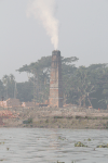 Smoking Chimney Brick Factory