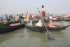 Moving Floating Rice Market