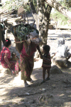 Carrying Harvested Vegetables