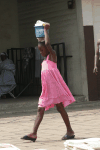 Young Girl Basket Head